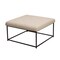 Flash Furniture Ashton 30 Square LeatherSoft Tufted Ottoman with Metal Frame, Beige LeatherSoft/Black Frame WX-TY-101-BG-LT-BLK-GG - alternate 9
